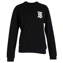Burberry Dryden-Sweatshirt aus schwarzer Baumwolle Schwarz