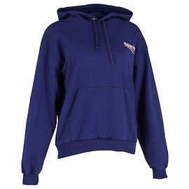 Balenciaga Political Campaign Hoodie aus marineblauer Baumwolle Marineblau