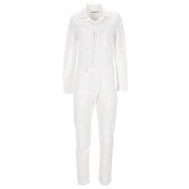 T By Alexander Wang Combinaison utilitaire T Alexander Wang en coton blanc Blanc