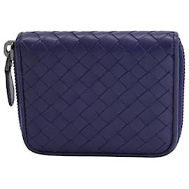 Bottega Veneta-Monedero Bottega Veneta Intrecciato en cuero morado-Púrpura