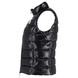 Moncler-Moncler Ghany Down Vest in Black Nylon-Black