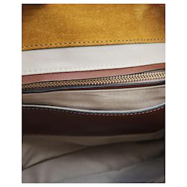 Chloé-Bolso satchel mediano Lexa de Chloé en ante marrón-Castaño,Beige