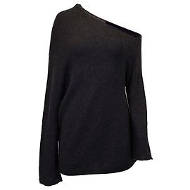The Row - Pull à épaules dénudées en gris Pull Gris