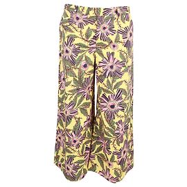 Pantalon large imprimé Red Valentino en polyester multicolore Autre