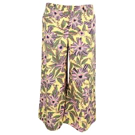 Red Valentino-Red Valentino Printed Wide Leg Trousers in Multicolor Polyester-Other