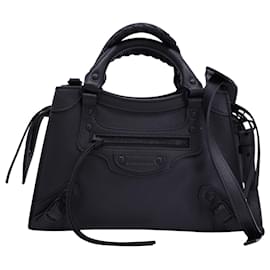 Balenciaga-Balenciaga Neo Classic XS Handbag in Black calf leather Leather-Black