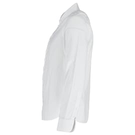 Gucci-Gucci Button-Up Shirt in White Polyester-White