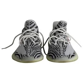 Yeezy-adidas yeezy boost cebra 350 V2 Zapatillas en Primeknit blanco y negro-Multicolor
