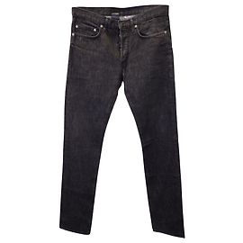 Jeans Dior Raw Denim in cotone nero Nero