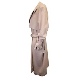 Joseph-Trench con cintura Joseph Cadance in lana beige-Marrone,Beige