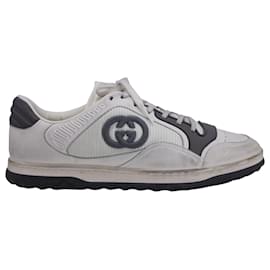 Gucci-Gucci Mac80 Low-Top Sneakers in White Leather-White