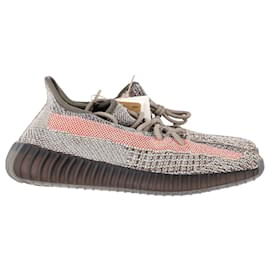 Yeezy-ADIDAS YEEZY BOOST 350 V2 Baskets en Maille Synthétique Marron-Marron