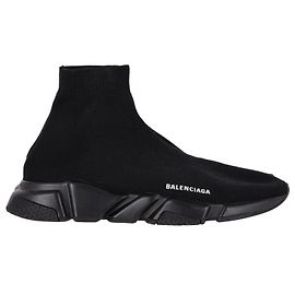 Balenciaga Baskets Speed Knit en Polyester Noir Noir