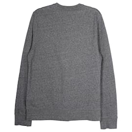 Kenzo-Kenzo Embroidered Eye Sweater in Grey Wool-Grey