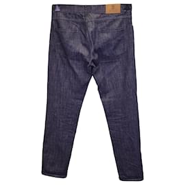 Brunello Cucinelli-Brunello Cucinelli Denim Jeans in Blue Cotton-Blue