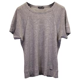 Tom Ford-Tom Ford-T-Shirt aus grauem Kaschmir-Grau