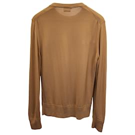 Tom Ford-Tom Ford Crewneck Sweater in Brown Wool-Brown