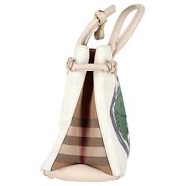 Burberry-Burberry The Banner Pallas Head Bag in Multicolor Leather-Multiple colors