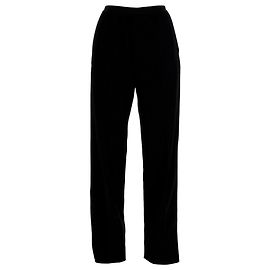 Balenciaga-Hose mit elastischem Bund aus schwarzer Viskose  Schwarz