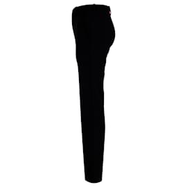 Balenciaga-Calça Balenciaga Straight Leg em Poliéster Preto-Preto