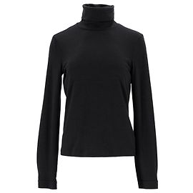 Haut à col roulé Salvatore Ferragamo en laine noire Noir