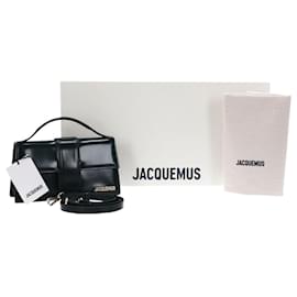 Jacquemus-Jacquemus Le Grand Bambino Tasche aus dunkelgrünem Kalbsleder-Grün