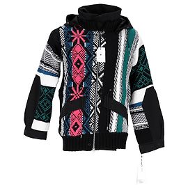 Chaqueta con capucha Sacai de jacquard de algodón multicolor Otro Impresión de pitón