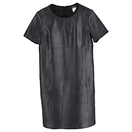Autre Marque-Max Mara Weekend T-Shirt-Kleid aus schwarzem Modal-Schwarz