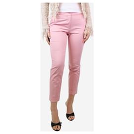 Etro-Pink cropped trousers - size UK 8-Pink