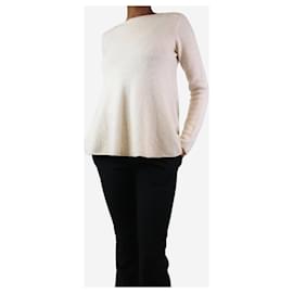 The row-Cream cashmere-blend sweater - size XS-Cream