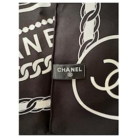 Chanel-Schals-Schwarz