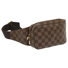 Louis Vuitton-LOUIS VUITTON Damier Ebene Geronimos Shoulder Bag N51994 LV Auth 66999-Other