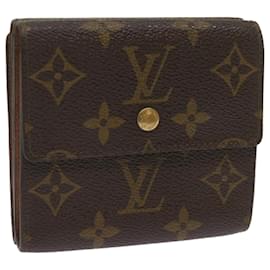Louis Vuitton-LOUIS VUITTON Monogram Portefeuille Elise Wallet M61654 LV Auth 67247-Monogram