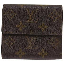 Louis Vuitton-LOUIS VUITTON Portafoglio Portefeuille Elise con monogramma M61654 LV Aut 67247-Monogramma