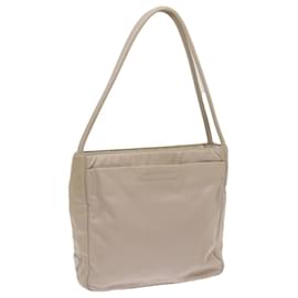 Prada-PRADA Hand Bag Nylon Beige Auth bs12390-Beige