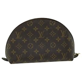 Louis Vuitton-LOUIS VUITTON Trousse con monogramma Demi Ronde Astuccio per cosmetici M47520 LV Aut 66997-Monogramma