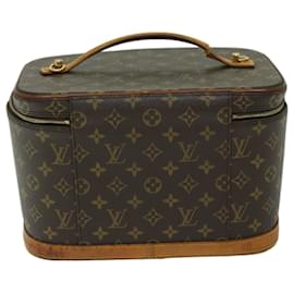 Louis Vuitton-LOUIS VUITTON Monogram Nice Hand Bag 2way M47280 LV Auth bs12432-Monogram