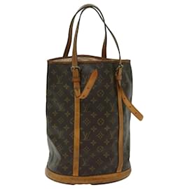 Louis Vuitton-LOUIS VUITTON Monogram Bucket GM Shoulder Bag M42236 LV Auth 67257-Monogram