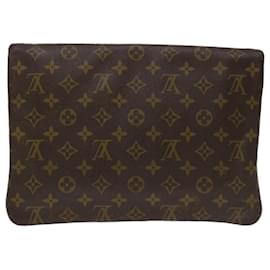 Louis Vuitton-LOUIS VUITTON Monogram Pochette Priant Clutch Bag M51805 LV Auth yk10772-Monogram