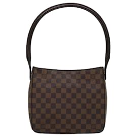 Louis Vuitton-LOUIS VUITTON Damier Ebene Looping MM Shoulder Bag SPO LV Auth 67295-Other