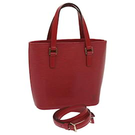 Louis Vuitton-LOUIS VUITTON Epi Vavin PM Tote Bag SPO 2way Red LV Auth 66533SA-Red