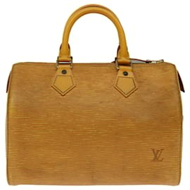 Louis Vuitton-Louis Vuitton Epi Speedy 25 Bolso De Mano Tassili Amarillo M43019 LV Auth 67348-Otro