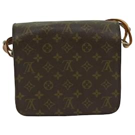Louis Vuitton-LOUIS VUITTON Monogram Cartouchiere MM Shoulder Bag Vintage M51253 Auth FM3239-Monogram