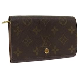 Louis Vuitton-Cartera M con monograma Porte Monnaie Billets Tresor de LOUIS VUITTON61730 LV Auth 67246-Monograma