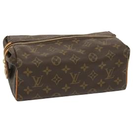 Louis Vuitton-LOUIS VUITTON Monogram Trousse Patte Pression Bolsa M47636 LV Auth 67002-Monograma