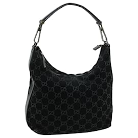Gucci-gucci GG Canvas Shoulder Bag black 000 0602 auth 66927-Black