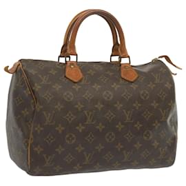 Louis Vuitton-Louis Vuitton Monogram Speedy 30 Hand Bag M41526 LV Auth yk10832-Monogram