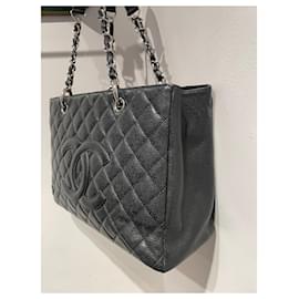 Chanel-Great shopping-Black,Silver hardware