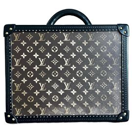 Louis Vuitton Coteville 40 reverse black leather briefcase Black