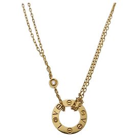 COLLAR CARTIER LOVE DE ORO AMARILLO Gold hardware